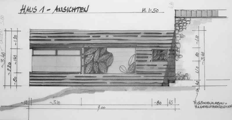 Blatt 4 Handzeichnung
